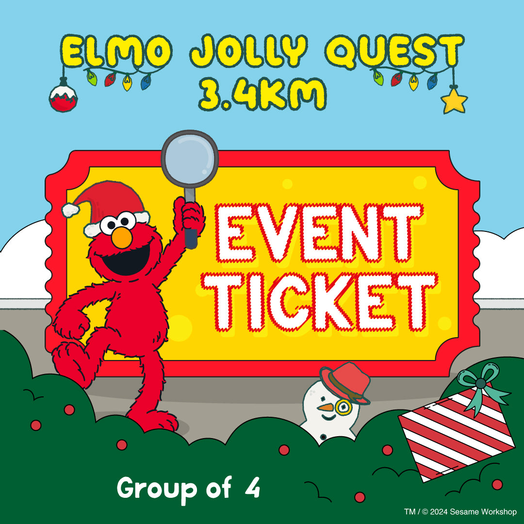 Elmo Jolly Quest 3.4KM (14 Dec 2024) - Group of 4 Pass