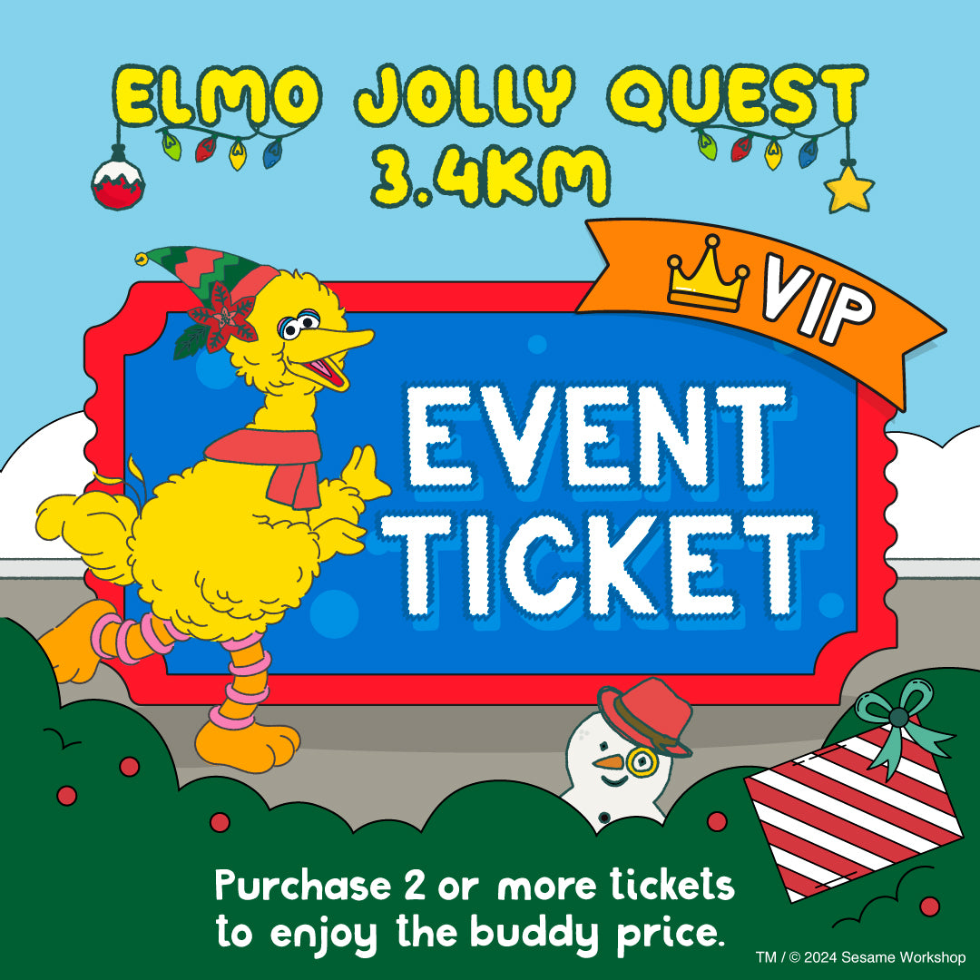 [VIP PASS] Elmo Jolly Quest 3.4KM (14 Dec 2024)